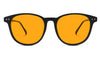 SunDown Billie Blue Blocking Glasses - Black - Readers
