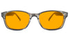 SunDown Wayfarer Blue Blocking Glasses-Pearl Grey