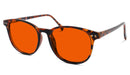 NightFall Billie Blue Blocking Glasses - Tortoise - Readers