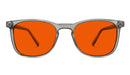 BlockBlueLight Blue Light Blocking Glasses - Red Lens Nightfall Taylor Blue Blocking Glasses - Pearl Grey