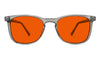 Nightfall Taylor Blue Blocking Glasses - Pearl Grey - Prescription