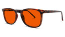 BlockBlueLight Blue Light Blocking Glasses - Red Lens Nightfall Taylor Blue Blocking Glasses - Tortoise