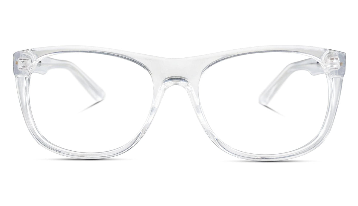 BlockBlueLight Blue Light Filter Computer Glasses - Clear Lens Kids ScreenTime Computer Glasses Crystal -  Medium