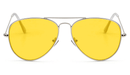 BlockBlueLight Blue Light Filter Glasses - Yellow Lens DayMax Aviator Glasses