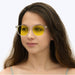 BlockBlueLight Blue Light Filter Glasses - Yellow Lens DayMax Billie Glasses - Crystal