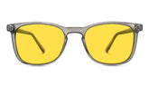 BlockBlueLight Blue Light Filter Glasses - Yellow Lens DayMax Taylor Glasses - Pearl Grey