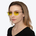 BlockBlueLight Blue Light Filter Glasses - Yellow Lens DayMax Wayfarer Glasses - Crystal