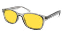 BlockBlueLight Blue Light Filter Glasses - Yellow Lens DayMax Wayfarer Glasses - Pearl Grey