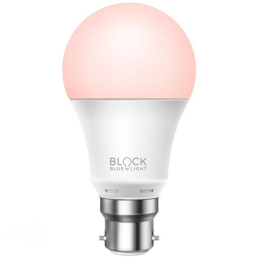 BlockBlueLight Blue Light Free Lighting B22 - Bayonet Twilight Red Light Bulb (Screw & Bayonet)