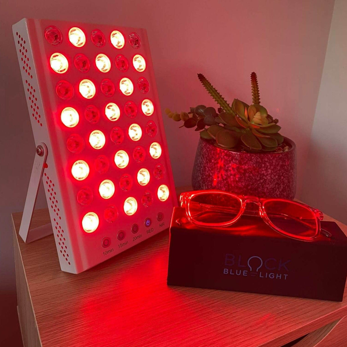 Red Light + Infrared Therapy Power Panel BlockBlueLight
