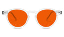 NightFall Oscar Blue Blocking Glasses - Crystal